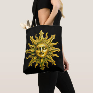 Celestial Gold Radiance beroemd gemaakt door The S Tote Bag