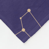 Celestial Gold Star Solareclipse Thema Fleece Deken (Hoek)