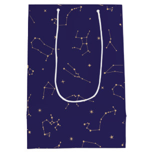 Celestial Gold Star Solareclipse Thema Medium Cadeauzakje