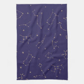 Celestial Gold Star Solareclipse Thema Theedoek (Verticaal)