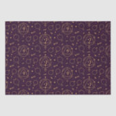 Celestial Gold Star Solareclipse-thema Tissuepapier (Voorkant)