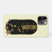 Celestial Gold Stars Chic iPhone 11 Pro Hoesje (Achterkant (horizontaal))