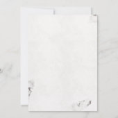 Celestial Gold Stars en Moon Wedding Invitation Kaart (Achterkant)