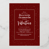 Celestial Gold Stars Moon Night Quinceanera Foto Folie Uitnodiging (Achterkant)