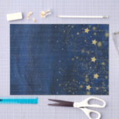 Celestial Gold Stars Sparkle Night Sky Custom Gift Tissuepapier (Craft)