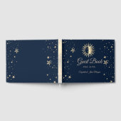 Celestial Gold Sun Stars Gastenboek (Volledig)