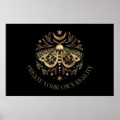 Celestial Golden Moth Poster (Voorkant)