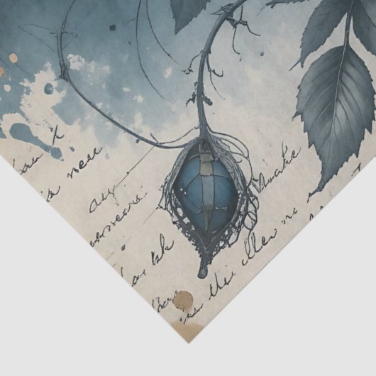 Celestial Gothic Roos Midnight Elegance Decoupage Tissuepapier (Detail)