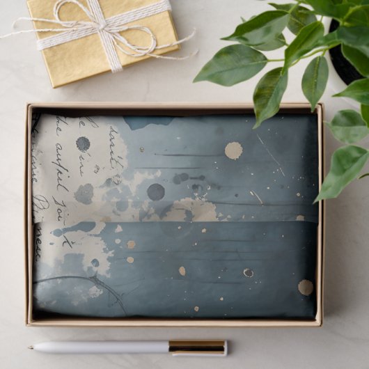 Celestial Gothic Roos Midnight Elegance Decoupage Tissuepapier (Geschenk)