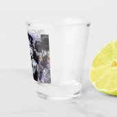 Celestial Gothic Witch en Zwarte Kat Shot Glas (Rechts)