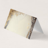 Celestial Gouden Sterren Moons Donker Visitekaartje (Achterkant)