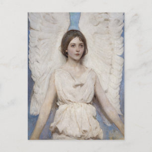 Celestial Grace: Angel beroemd gemaakt door Abbott Briefkaart