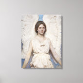 Celestial Grace: Angel beroemd gemaakt door Abbott Canvas Afdruk (Voorkant)