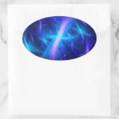 Celestial Grace Ovale Sticker (Tas)