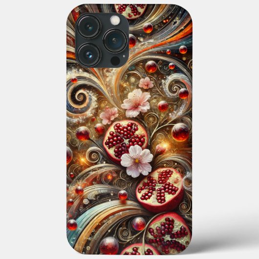 Celestial Granaatappel Symfonie Tough Hoesjes (Achterkant)