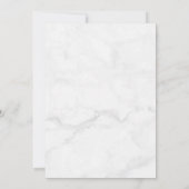 Celestial Gray Marble Moon Phases Wedding Kaart (Achterkant)