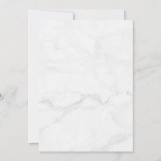 Celestial Gray Marble Moon Phases Wedding Kaart (Achterkant)