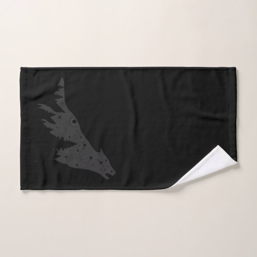Celestial Gray Wolf Bad Handdoek (Handdoek)