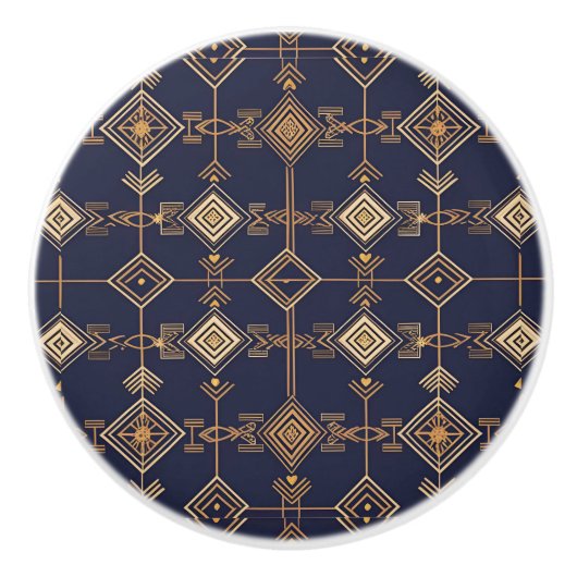 Celestial Grid keramische knop (Voorkant)