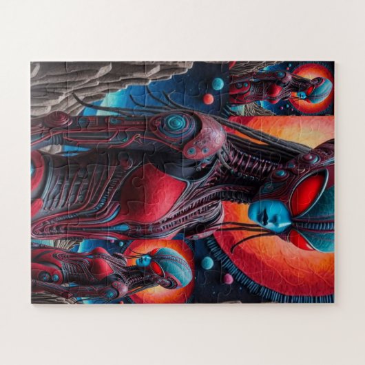 Celestial Guardian: de kosmische beschermer Legpuzzel (Horizontaal)