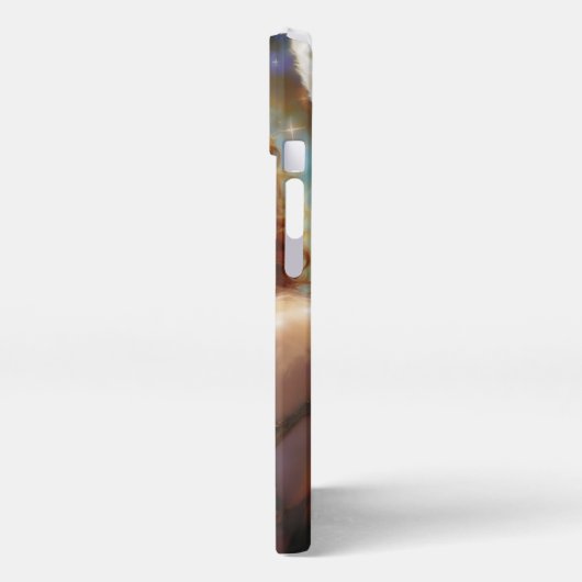 Celestial Guardian – Engel van de sterren iPhone Hoesje (Linkerkant)