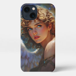 Celestial Guardian – Engel van de sterren iPhone 13 Hoesje