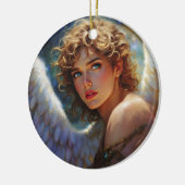 Celestial Guardian – Engel van de sterren Keramisch Ornament (Links)