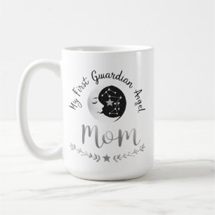 Celestial Guardian Mom Maan en eerste reis kunst Koffiemok