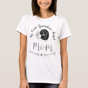 Celestial Guardian Mom Maan en eerste reis kunst T-shirt