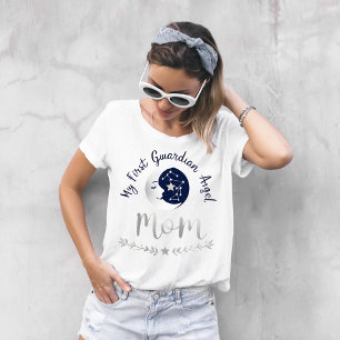 Celestial Guardian Mom Maan en eerste reis kunst T-shirt