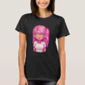 Celestial Guardian roze meisje T-shirt (Voorkant)