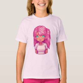 Celestial Guardian roze meisje T-shirt