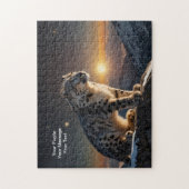 Celestial Guardian – Snow Leopard Legpuzzel (Verticaal)