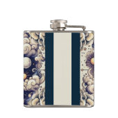  Celestial Half Sun & Moon Blue Yellow Heupfles (Achterkant)