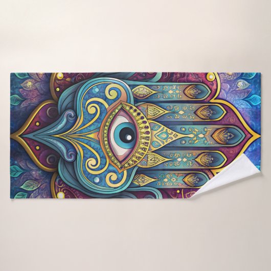 Celestial Hamsa Badhanddoek (Badhanddoek)