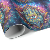Celestial Hamsa  Cadeaupapier (Rol Hoek)