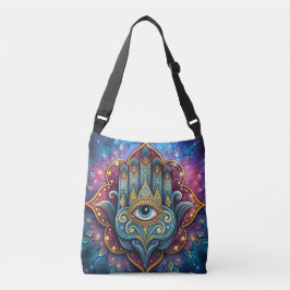 Celestial Hamsa Crossbody Tas