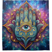 Celestial Hamsa Douchegordijn (Voorkant)