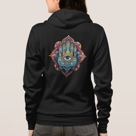 Celestial Hamsa Hoodie (Achterkant)
