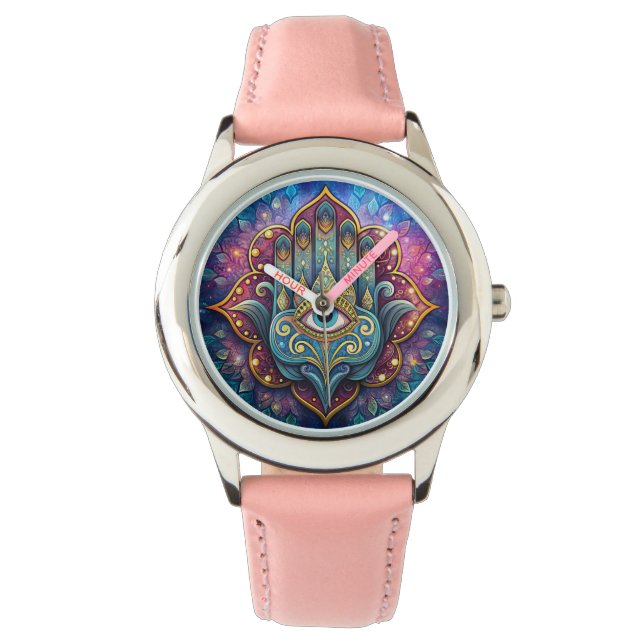 Celestial Hamsa  Horloge (Voorkant)