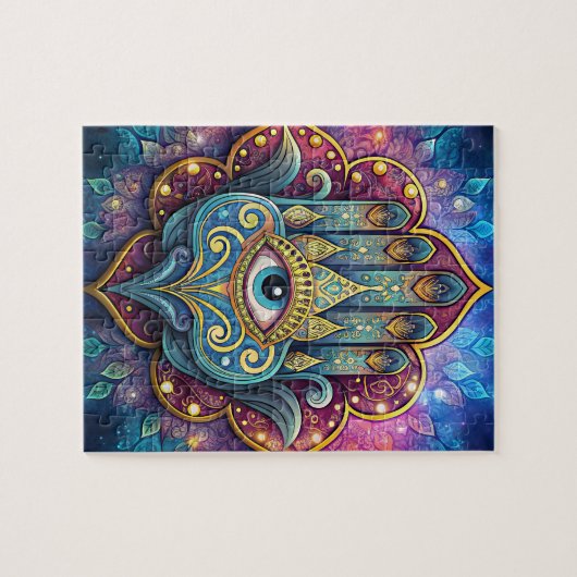 Celestial Hamsa  Legpuzzel (Horizontaal)