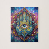 Celestial Hamsa Legpuzzel (Verticaal)