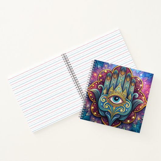 Celestial Hamsa  Notitieboek (Binnen)