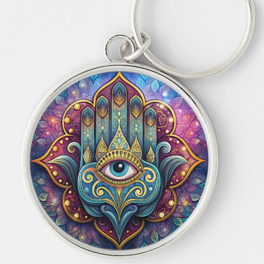 Celestial Hamsa  Sleutelhanger (Voorkant)