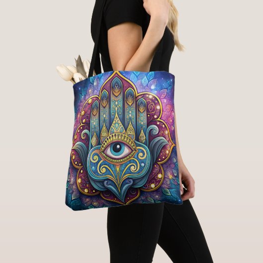 Celestial Hamsa  Tote Bag (Dichtbij)