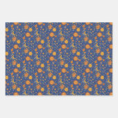 Celestial Hand Drawn Pattern Wrapping Paper Sheets (Voorkant)