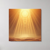 Celestial Harmony Gateway Boho Wandkunst | Sacred Canvas Afdruk (Voorkant)