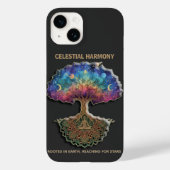 Celestial Harmony Tree | Cosmic Meditation Mandala Case-Mate iPhone Case (Achterkant)