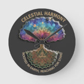 Celestial Harmony Tree | Meditation (NO NUMBERS) Ronde Klok (Voorkant)