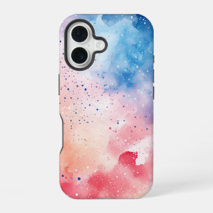 Celestial Haze – Levendige Waterverf telefoonhoes iPhone 16 Hoesje